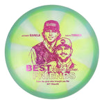 #123 EXACT DISC (Magenta Sparkle Stars) 175-176 BFF Z Swirl Archer (Anthony Barela & Austin Turner)