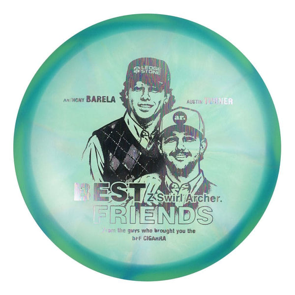 #132 EXACT DISC (Oil Slick) 175-176 BFF Z Swirl Archer (Anthony Barela & Austin Turner)