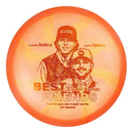 #140 EXACT DISC (Orange Sparkle Stars) 175-176 BFF Z Swirl Archer (Anthony Barela & Austin Turner)