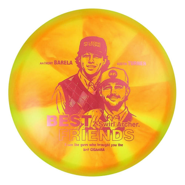 #148 EXACT DISC (Pink Matte-alic) 175-176 BFF Z Swirl Archer (Anthony Barela & Austin Turner)