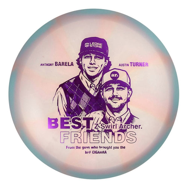 #151 EXACT DISC (Purple Metallic) 175-176 BFF Z Swirl Archer (Anthony Barela & Austin Turner)