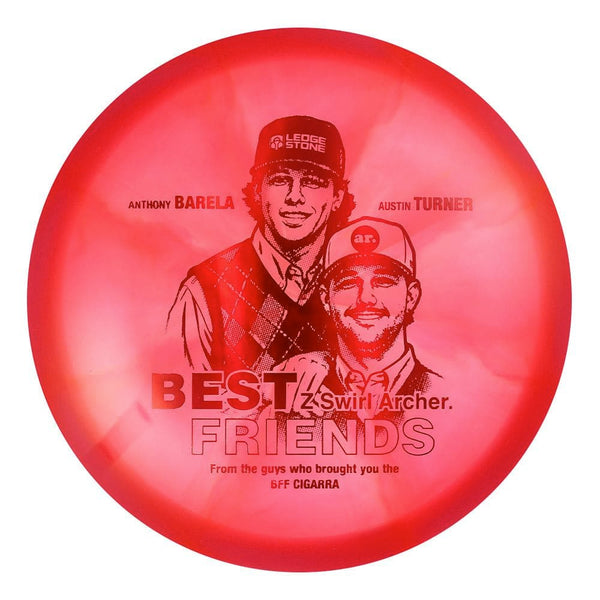 #154 EXACT DISC (Red Linear Holo) 175-176 BFF Z Swirl Archer (Anthony Barela & Austin Turner)