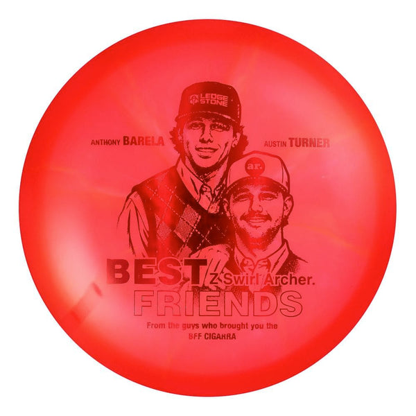 #156 EXACT DISC (Red Linear Holo) 175-176 BFF Z Swirl Archer (Anthony Barela & Austin Turner)