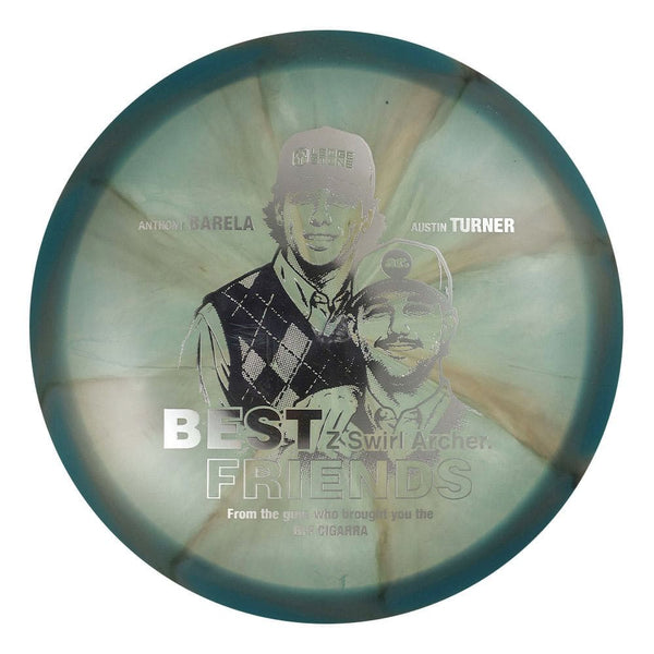 #174 EXACT DISC (Silver Metallic) 175-176 BFF Z Swirl Archer (Anthony Barela & Austin Turner)