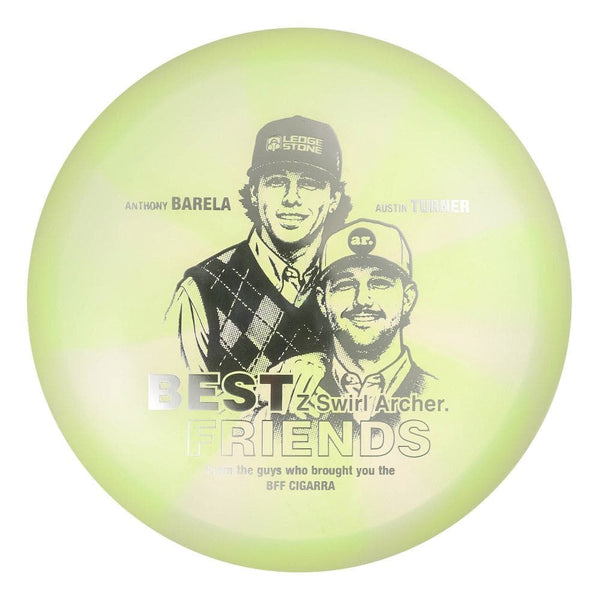#176 EXACT DISC (Silver Metallic) 175-176 BFF Z Swirl Archer (Anthony Barela & Austin Turner)
