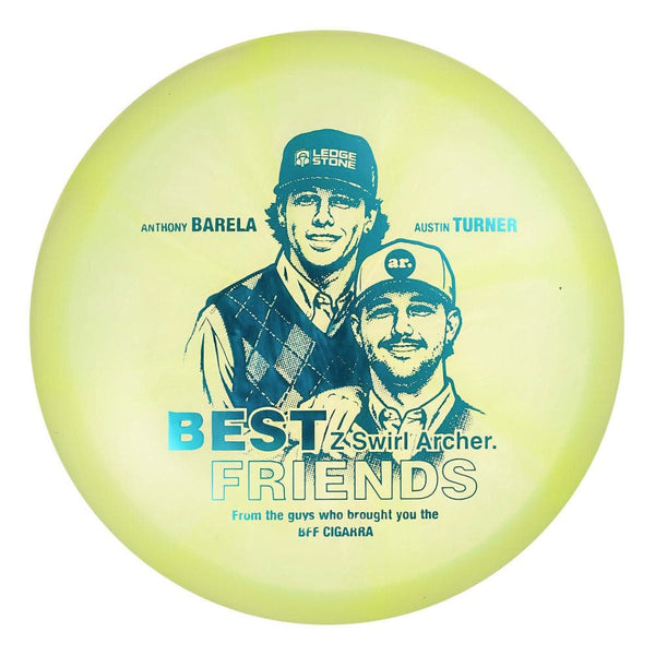 #183 EXACT DISC (Teal Metallic) 175-176 BFF Z Swirl Archer (Anthony Barela & Austin Turner)