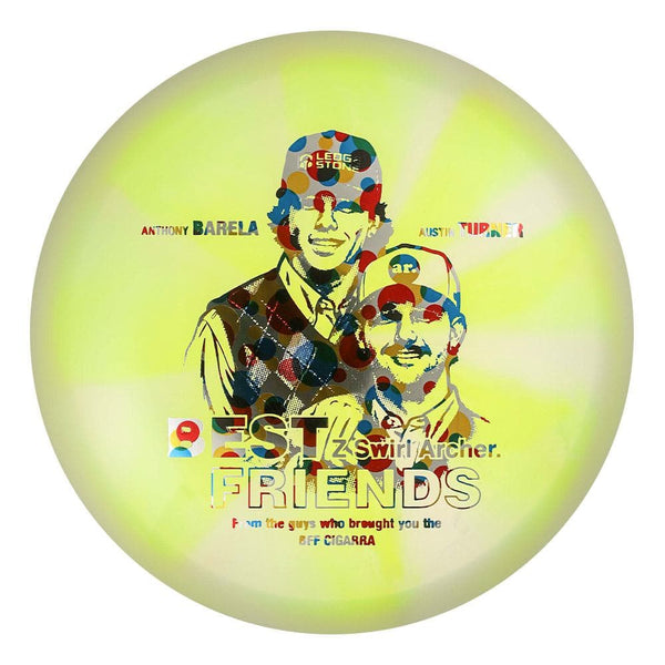 #209 Yellow (RANDOM FOIL) 175-176 BFF Z Swirl Archer (Anthony Barela & Austin Turner)