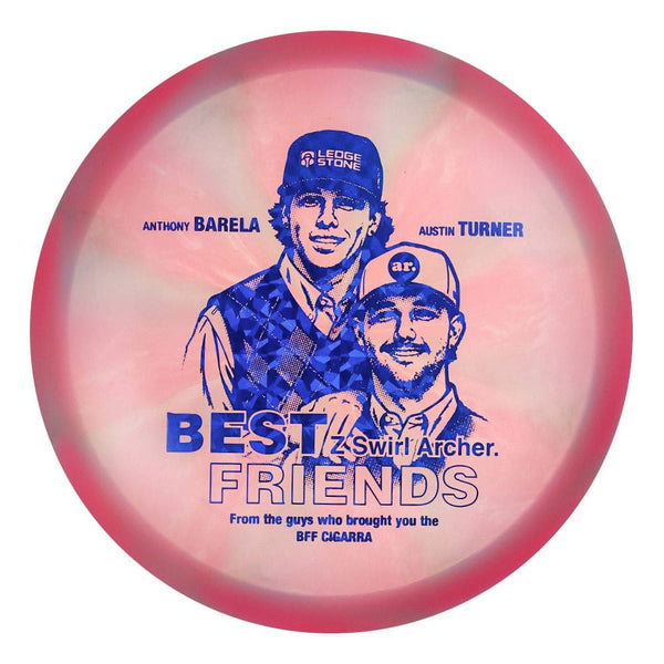 #56 EXACT DISC (Blue Dark Shatter) 175-176 BFF Z Swirl Archer (Anthony Barela & Austin Turner)