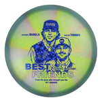 #57 EXACT DISC (Blue Dark Shatter) 175-176 BFF Z Swirl Archer (Anthony Barela & Austin Turner)
