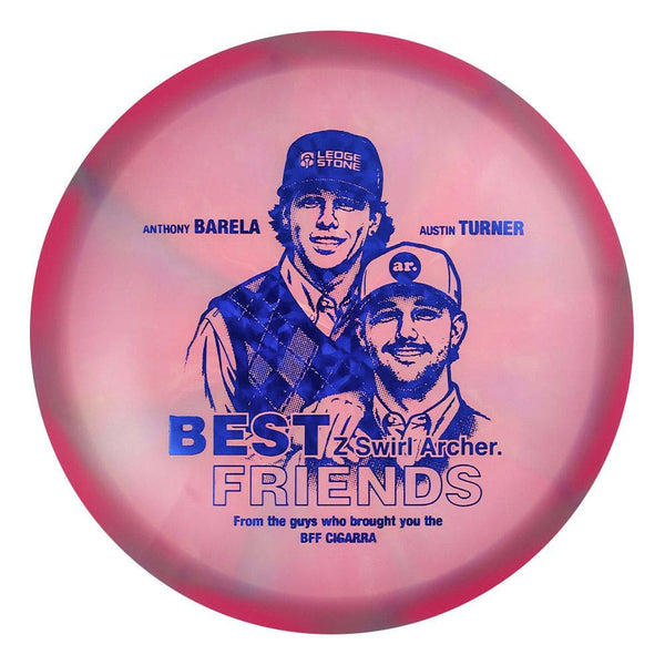 #58 EXACT DISC (Blue Dark Shatter) 175-176 BFF Z Swirl Archer (Anthony Barela & Austin Turner)