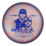 #62 EXACT DISC (Blue Dark Shatter) 175-176 BFF Z Swirl Archer (Anthony Barela & Austin Turner)