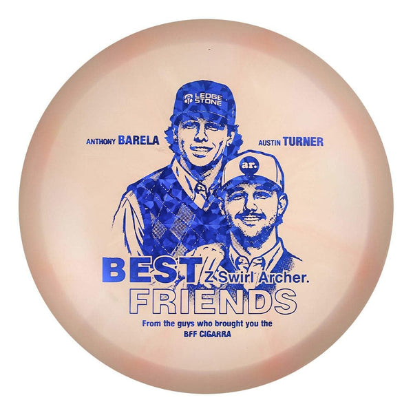 #63 EXACT DISC (Blue Dark Shatter) 175-176 BFF Z Swirl Archer (Anthony Barela & Austin Turner)