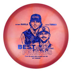 #64 EXACT DISC (Blue Dark Shatter) 175-176 BFF Z Swirl Archer (Anthony Barela & Austin Turner)