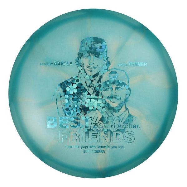 #65 EXACT DISC (Blue Flowers) 175-176 BFF Z Swirl Archer (Anthony Barela & Austin Turner)