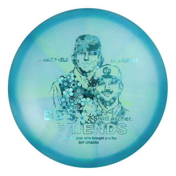 #67 EXACT DISC (Blue Flowers) 175-176 BFF Z Swirl Archer (Anthony Barela & Austin Turner)