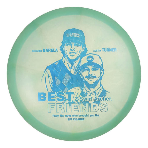 #74 EXACT DISC (Blue Light Holo) 175-176 BFF Z Swirl Archer (Anthony Barela & Austin Turner)