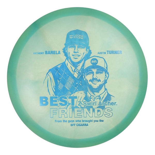 #76 EXACT DISC (Blue Light Holo) 175-176 BFF Z Swirl Archer (Anthony Barela & Austin Turner)