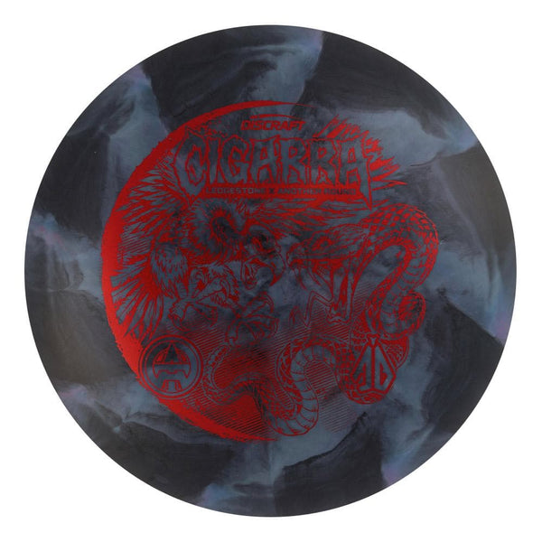 #15 EXACT DISC (Red Matte-allic) 164-166 ESP Swirl BFF Cigarra