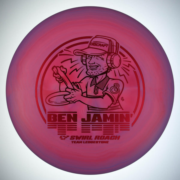 #42 Red Metallic 173-174 Ben Callaway ESP Swirl Roach "Ben Jamin'" (Exact Disc)
