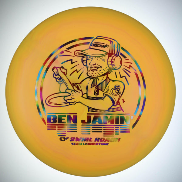 #47 Jellybean 173-174 Ben Callaway ESP Swirl Roach "Ben Jamin'" (Exact Disc)