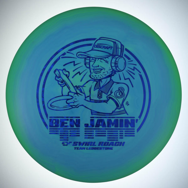 #65 Blue Dark Shatter 173-174 Ben Callaway ESP Swirl Roach "Ben Jamin'" (Exact Disc)