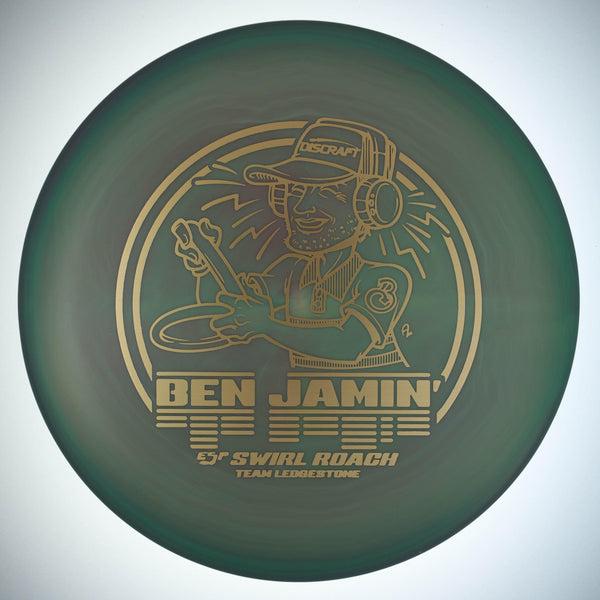 #6 Gold Brushed 170-172 Ben Callaway ESP Swirl Roach "Ben Jamin'" (Exact Disc)