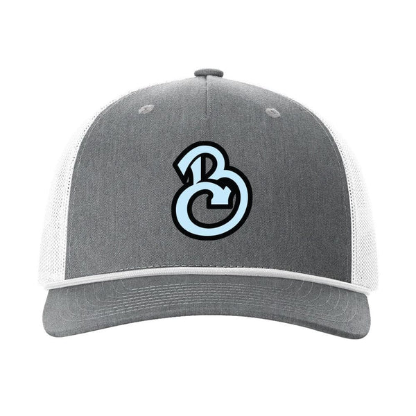 Heather Gray/White Ben Callaway Icon Trucker Hat