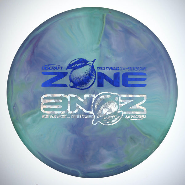 Exact Disc #33 (Blue Dark Shatter) 173-174 Chris Clemons CT Jawbreaker Swirl Zone