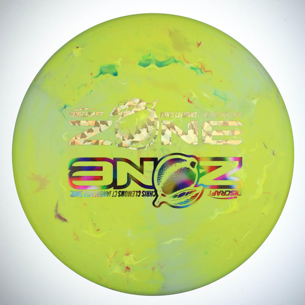 Exact Disc #57 (Gold Shatter) 173-174 Chris Clemons CT Jawbreaker Swirl Zone