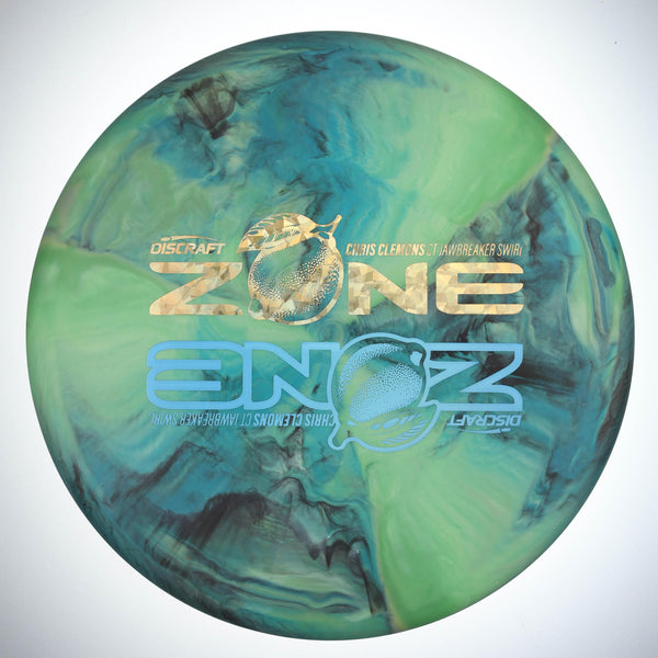 Exact Disc #63 (Gold Shatter) 173-174 Chris Clemons CT Jawbreaker Swirl Zone