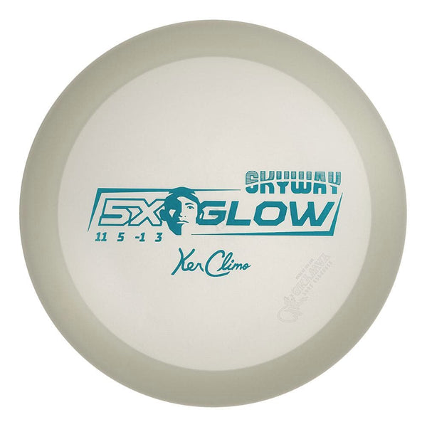 #7 (Teal Matte) 173-174 Climo Disc Golf 5x Glow Skyway