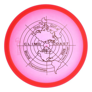 #2 Red (Gold Metallic) 173-174 Climo Disc Golf Z Color Glo Coast Detroit 26