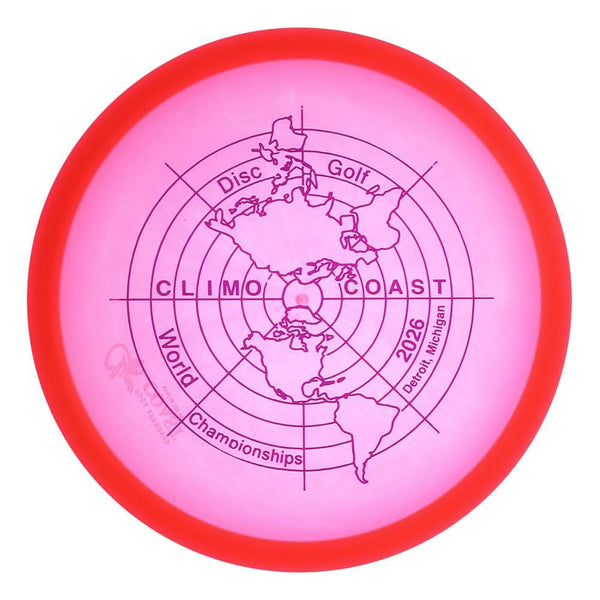 #3 Red (Purple Matte) 173-174 Climo Disc Golf Z Color Glo Coast Detroit 26