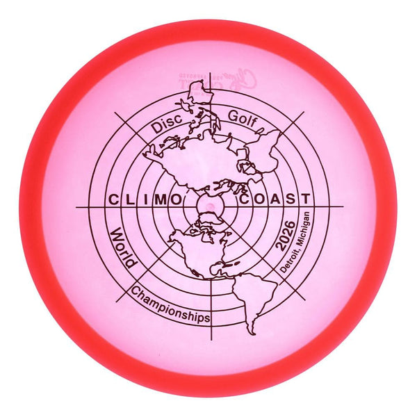 #4 Red (Black) 175-176 Climo Disc Golf Z Color Glo Coast Detroit 26