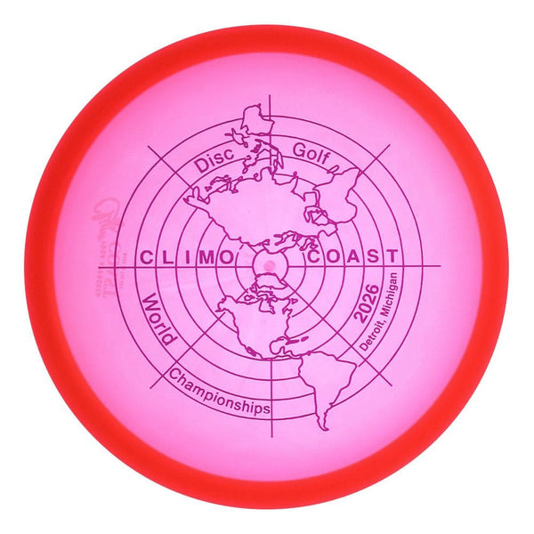 #6 Red (Purple Matte) 175-176 Climo Disc Golf Z Color Glo Coast Detroit 26