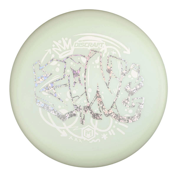 UV Blue (Silver Hearts & White Matte) 173-174 Paul McBeth UV Z Glo Graffiti Zone