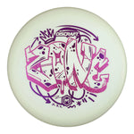 UV Blue (Magenta Sparkle Stars & Purple Metallic) 173-174 Paul McBeth UV Z Glo Graffiti Zone