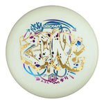 UV Blue (Gold Flowers & Winter Sunset) 173-174 Paul McBeth UV Z Glo Graffiti Zone