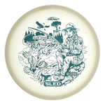 #2 (Blue Flowers) 177+ Mega Glo Sled Detroit 26 Locust Edition