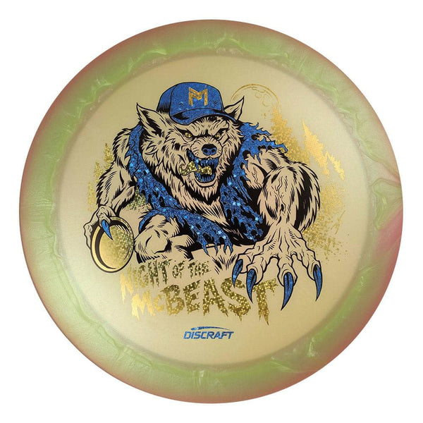 #41 EXACT DISC (Blue Sparkle Stars/ gold disc dots) 175-176 Brian Allen Big Z Colorshift Ares