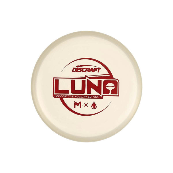 White (Red Metallic) Anthony Barela & Paul McBeth Big Z Luna Collab - MINI Holiday Edition