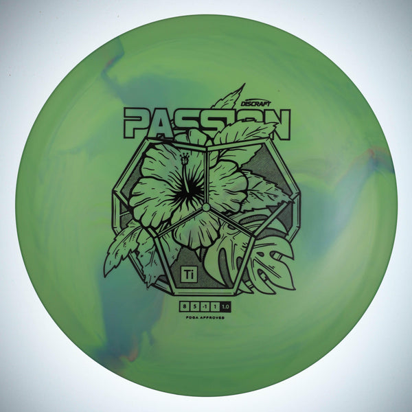 Green (Black) 164-166 Paige Pierce Titanium (Ti) Swirl Passion