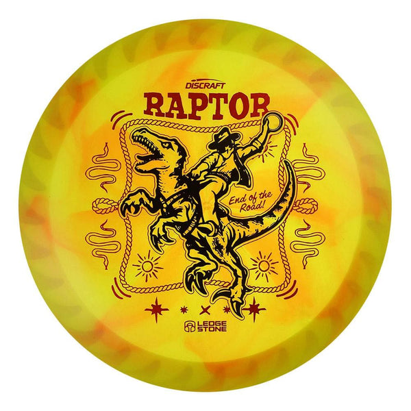 #103 White Rim (Black/Red Metallic) 173-174 Tour Championships Z Swirl Fuzed Raptor with Solid ESP Rim