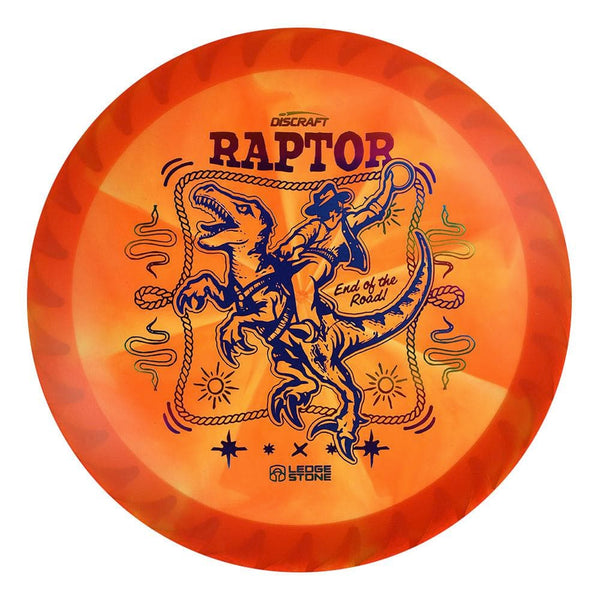 #108 White Rim (Blue Metallic/Rainbow) 173-174 Tour Championships Z Swirl Fuzed Raptor with Solid ESP Rim