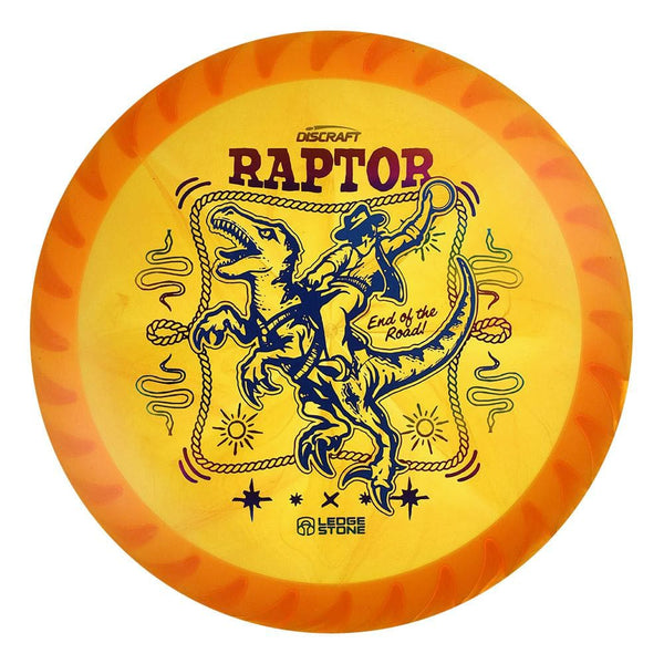 #110 White Rim (Blue Metallic/Rainbow) 173-174 Tour Championships Z Swirl Fuzed Raptor with Solid ESP Rim