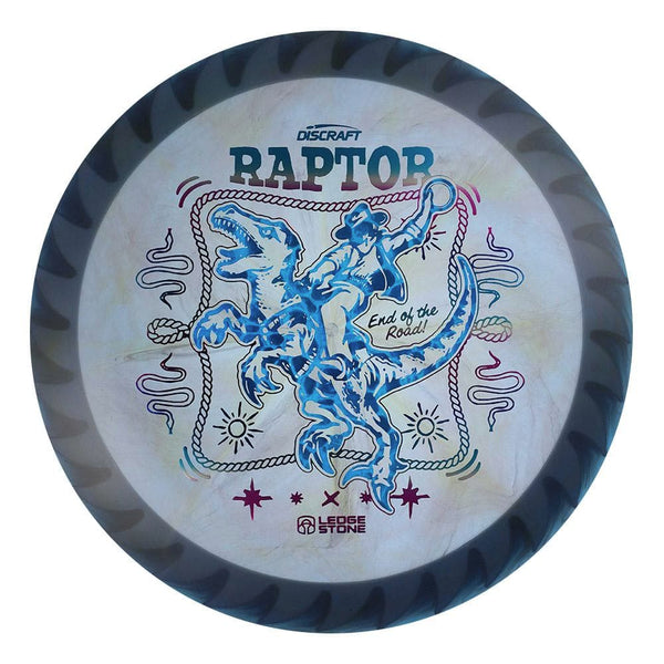 #114 White Rim (Blue Pebbles/Winter Sunset) 173-174 Tour Championships Z Swirl Fuzed Raptor with Solid ESP Rim