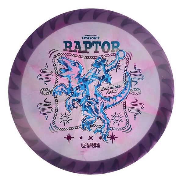 #116 White Rim (Blue Pebbles/Winter Sunset) 173-174 Tour Championships Z Swirl Fuzed Raptor with Solid ESP Rim