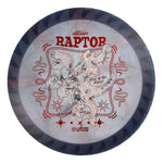 #122 White Rim (Money/Red Metallic) 173-174 Tour Championships Z Swirl Fuzed Raptor with Solid ESP Rim