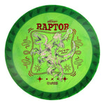 #124 White Rim (Money/Red Metallic) 173-174 Tour Championships Z Swirl Fuzed Raptor with Solid ESP Rim