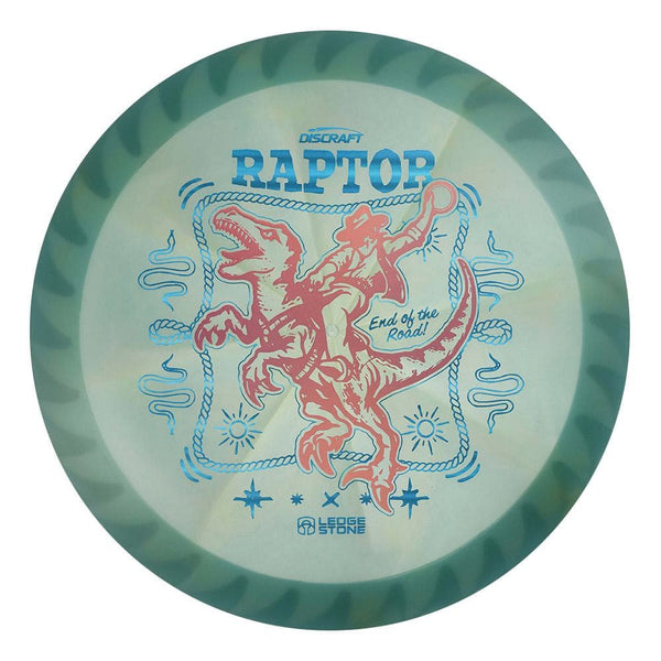 #128 White Rim (Pink Holo/Blue Linear Holo) 173-174 Tour Championships Z Swirl Fuzed Raptor with Solid ESP Rim